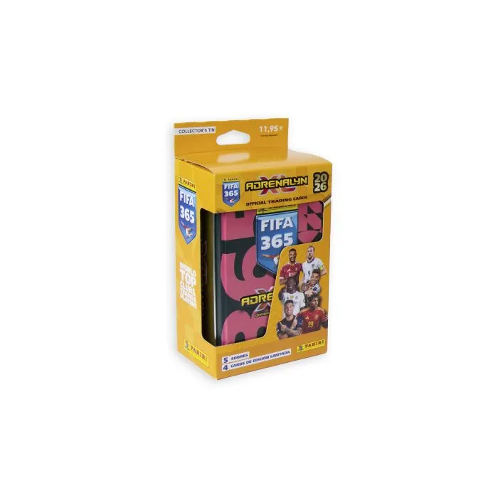 Panini Fifa 365 Adrenalyn 2026 - Tin box - Colección Oficial Panini