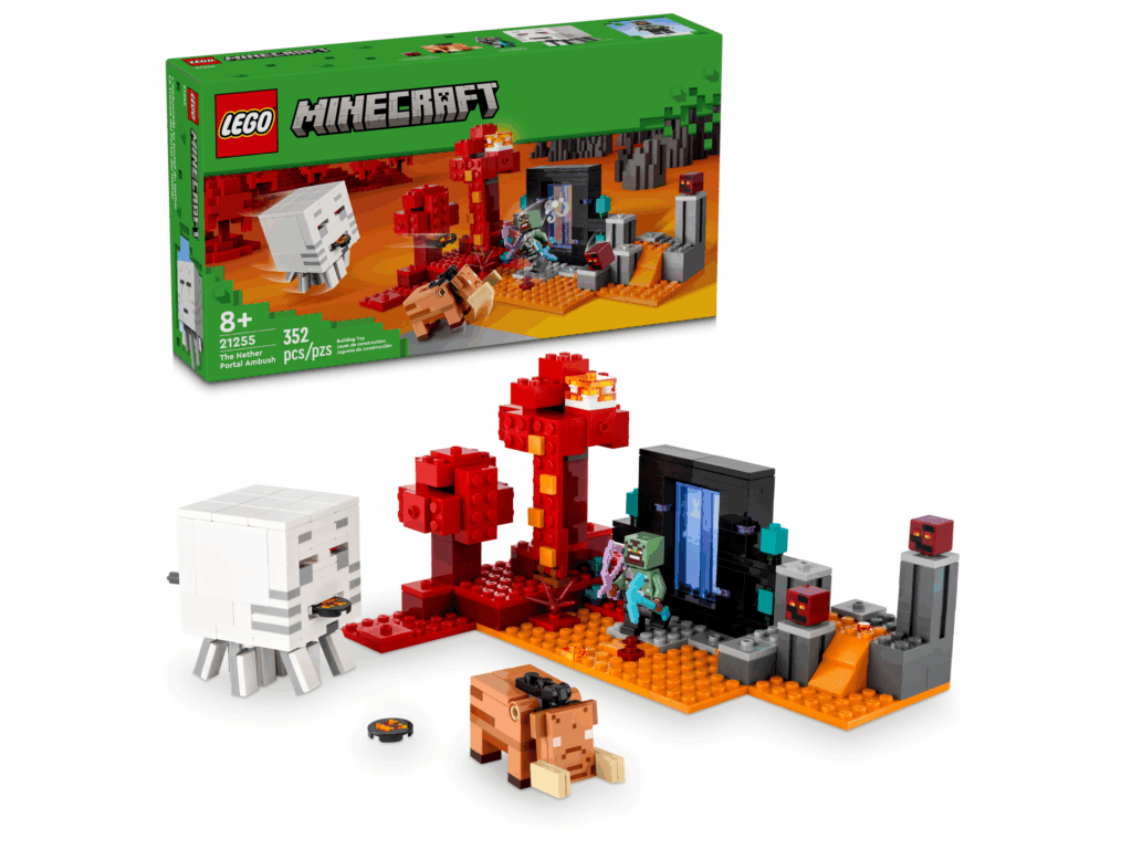 LEGO MINECRAFT EMBOSCADA EN EL PORTAL DEL NETHER