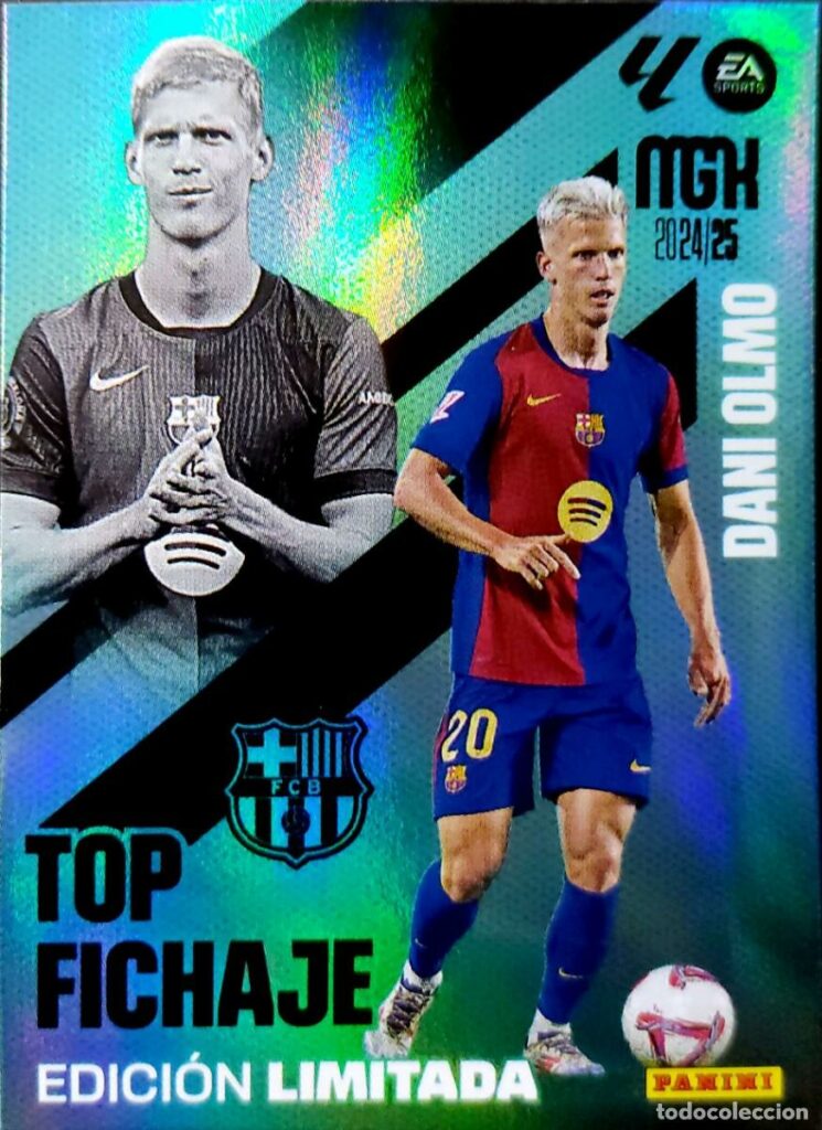 Dani Olmo - FC Barcelona - TOP FICHAJE - EDICION LIMITADA - PANINI Megacracks 2024 2025 24 25
