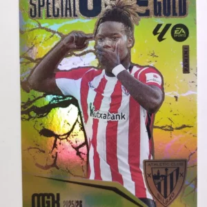 CROMO CARD LIGA 2025 2026 MEGACRACKS 25 26 MGK PANINI SPECIAL ONE GOLD NICO WILLIAMS ATHLETIC BILBAO