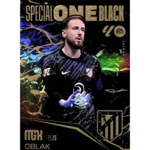 Trading Card Oblak Special One Black Atlético Madrid Megacracks 25 26 Panini