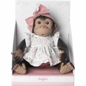 Muñeco Bebe reborn vestido rosa