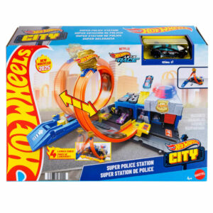 Pista Super Estacion de Policia City Hot Wheels
